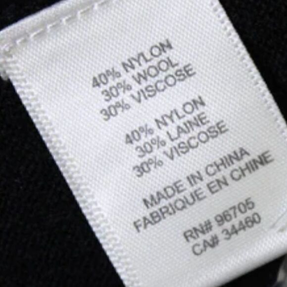 REBECCA TAYLOR Colorblock Slub/Perforated Combo Sweater Grey White Black Small - Picture 7 of 7